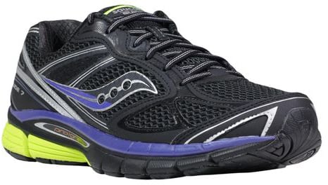 Saucony Black Polyethylene Athletic Sneakers