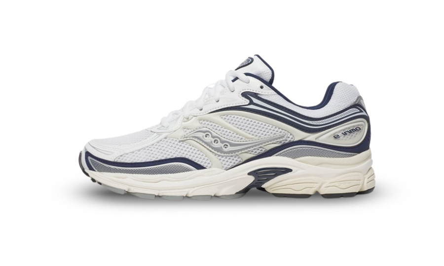 Saucony ProGrid Omni 9 Tomorrow, Meet Yesterday Pack White Navy