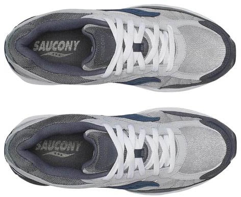 Saucony Gray Synthetic Athletic Sneakers