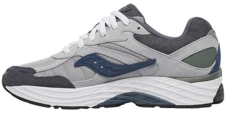 Saucony Gray Synthetic Athletic Sneakers