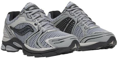 Saucony Gray Synthetic Athletic Sneakers
