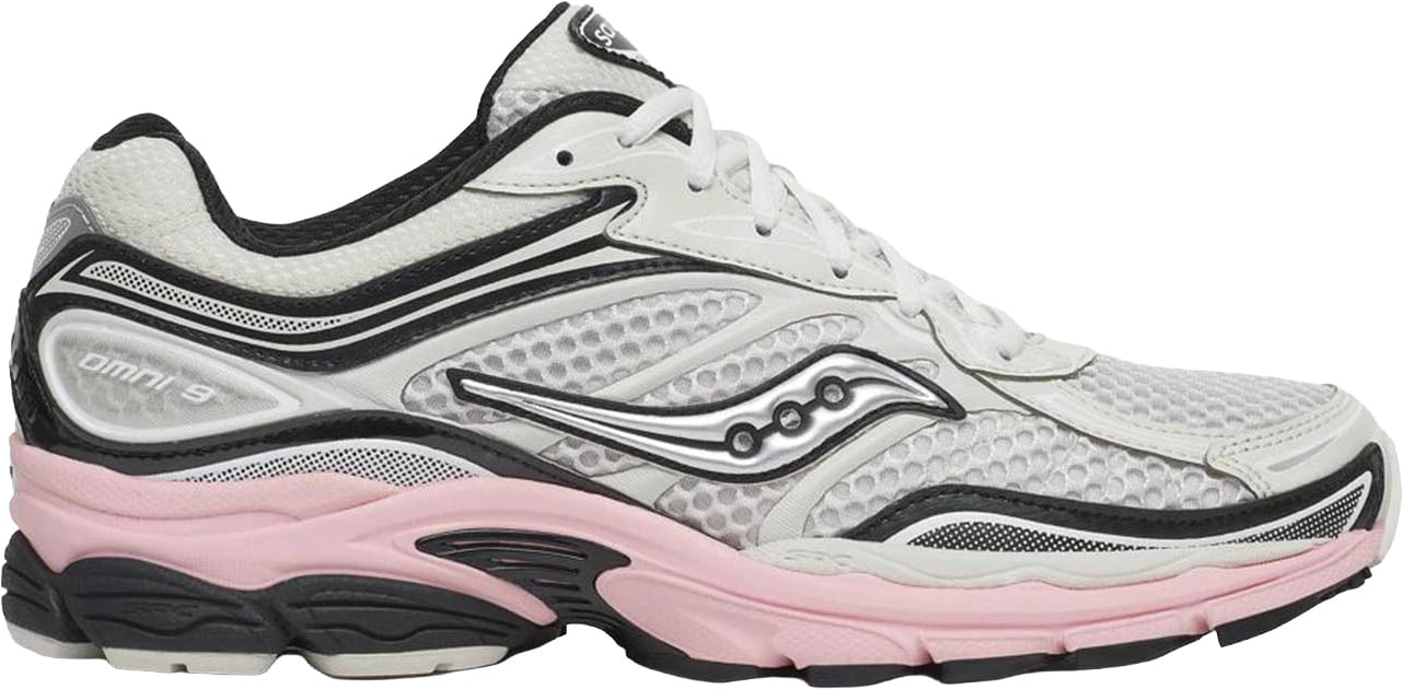 Saucony ProGrid Omni 9 Sneaker Wit / Roze