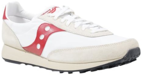 Saucony White Leather Athletic Sneakers