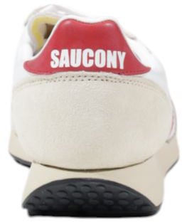 Saucony White Leather Athletic Sneakers