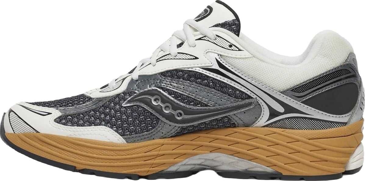 Heren Hardloopsneaker met demping en stabiliteit Grijs