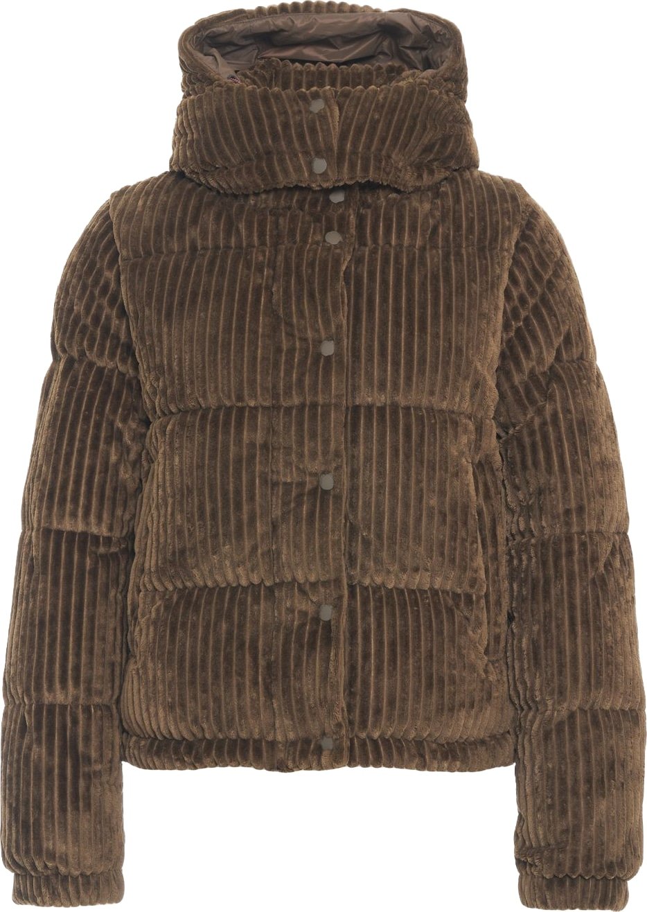 Corduroy puffer jacket 'Nadege'