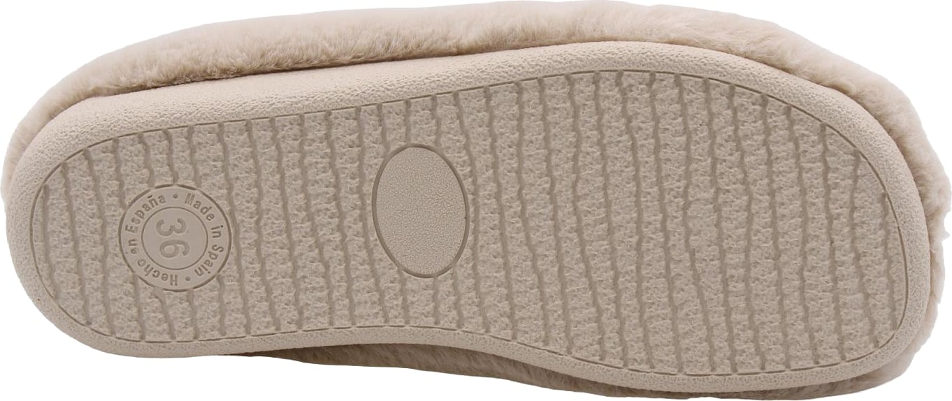 Pantoffel Beige