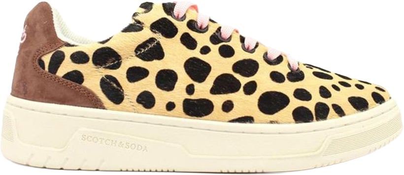 Scotch & Soda Multicolor Leather Low Top Sneakers