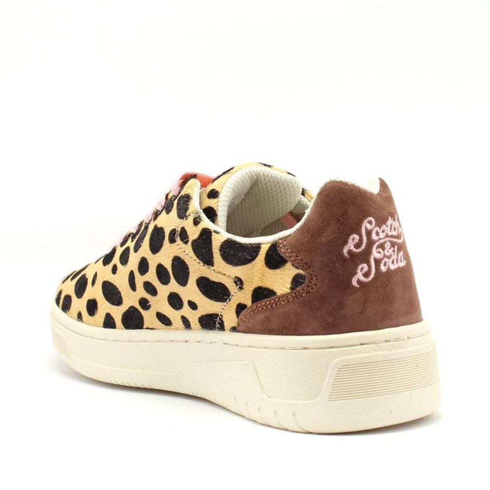 Scotch & Soda Multicolor Leather Low Top Sneakers