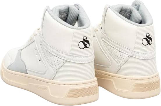 Scotch & Soda White And High Top Sneakers