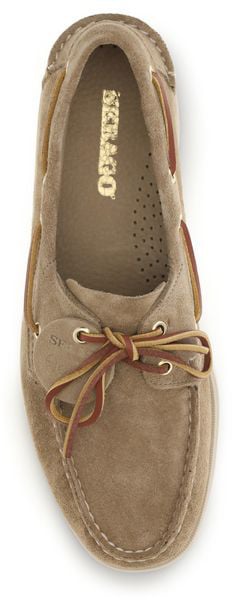 Sebago Beige Calf Leather Bos Taurus Slip-On Loafers