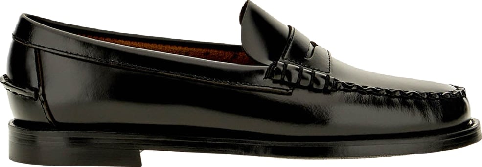 Sebago Black leather Classic Dan loafer