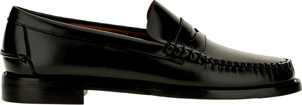 Sebago Black leather Classic Dan loafer