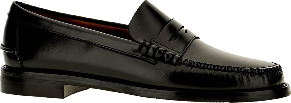 Sebago Black leather Classic Dan loafer