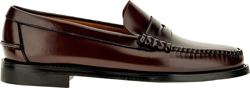 Sebago Chocolate leather Classic Dan loafer