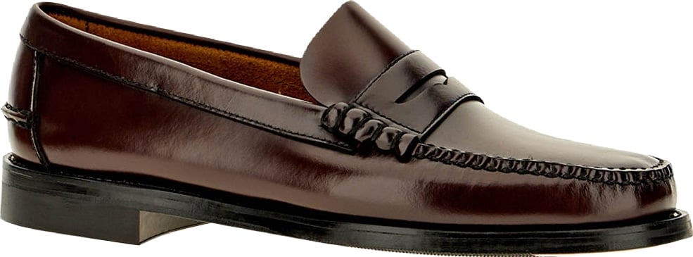 Sebago Chocolate leather Classic Dan loafer