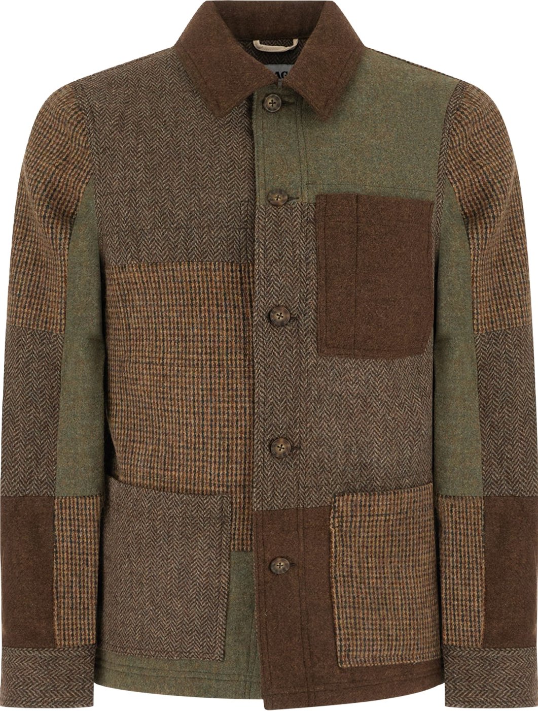 Sebago Embroidered wool coat