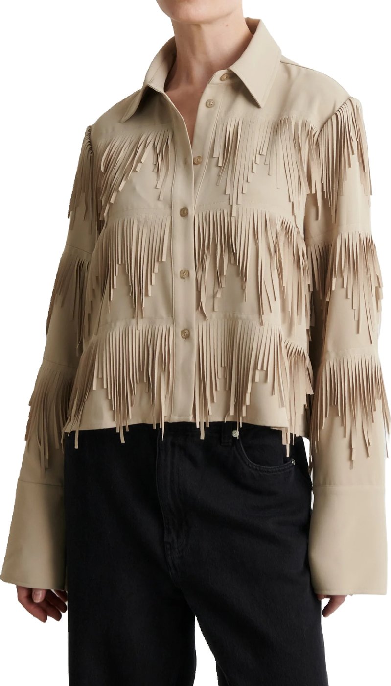 Second Female - 60230 - Dancing Cropped Shirt - 6004 Chinchilla