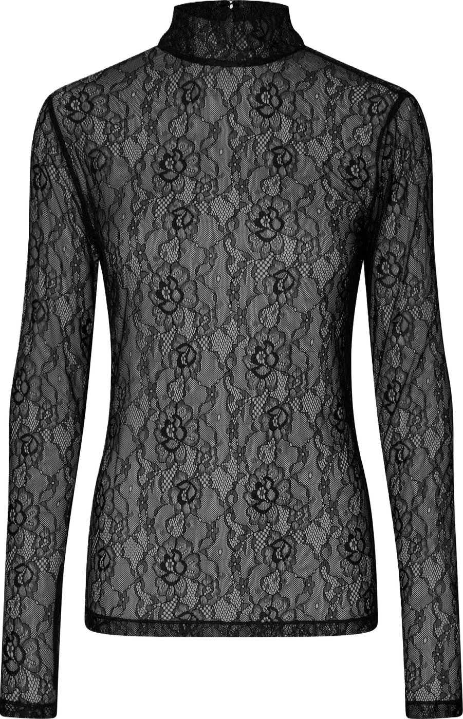 Second Female - 61313 - Luria LS Lace Tee - 8001 Black