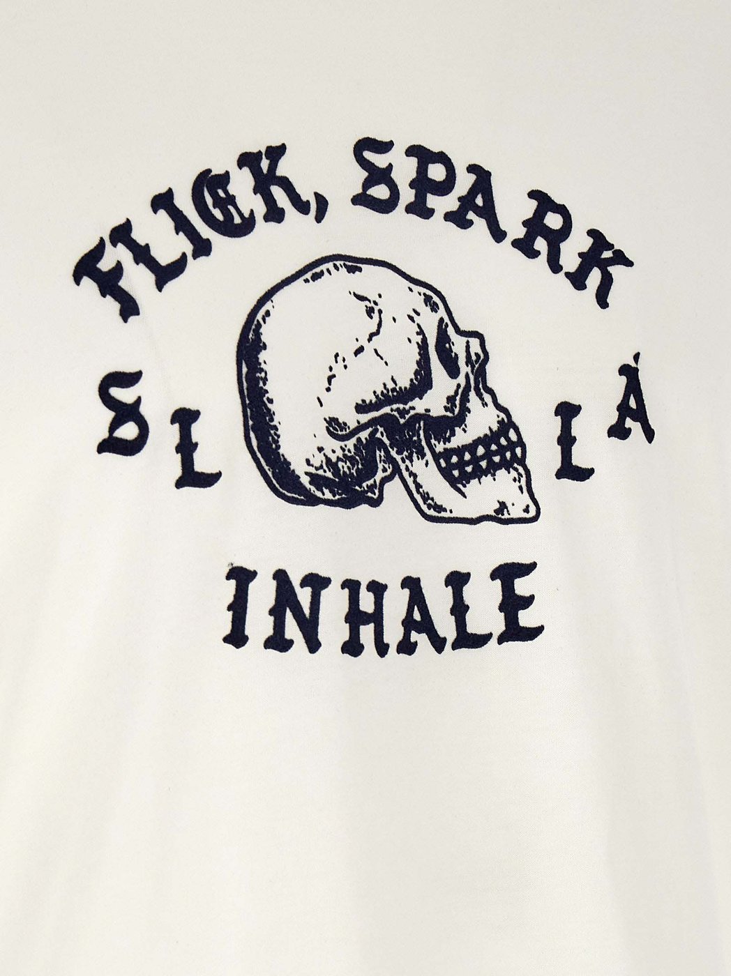 SECOND/LAYER Bicolor Cotton T-Shirt