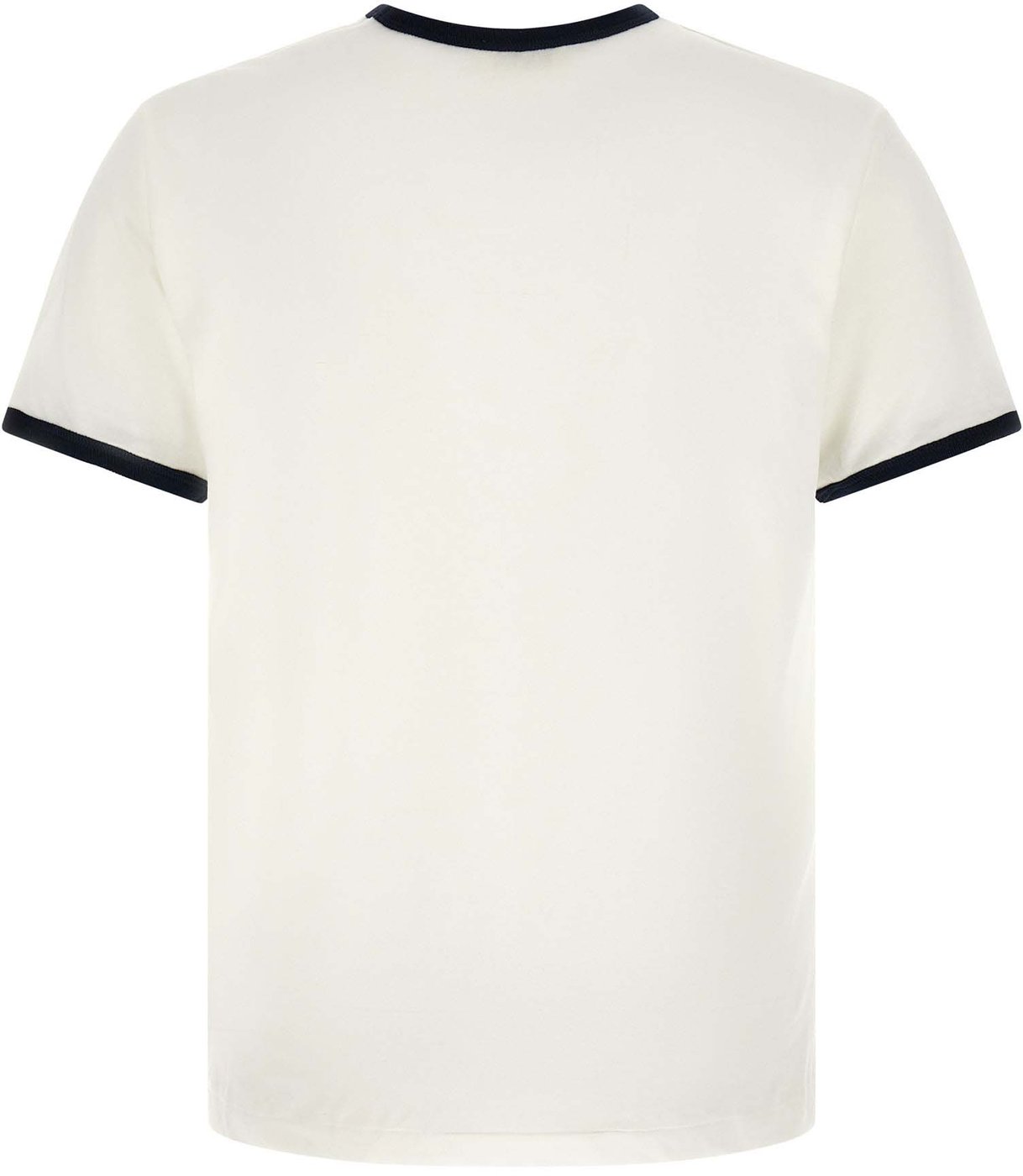 SECOND/LAYER Bicolor Cotton T-Shirt