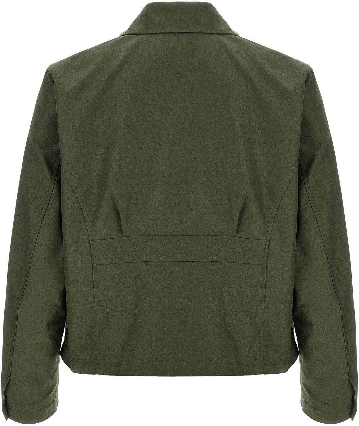 SECOND/LAYER Bicolor Polyester Full-Length Jacket