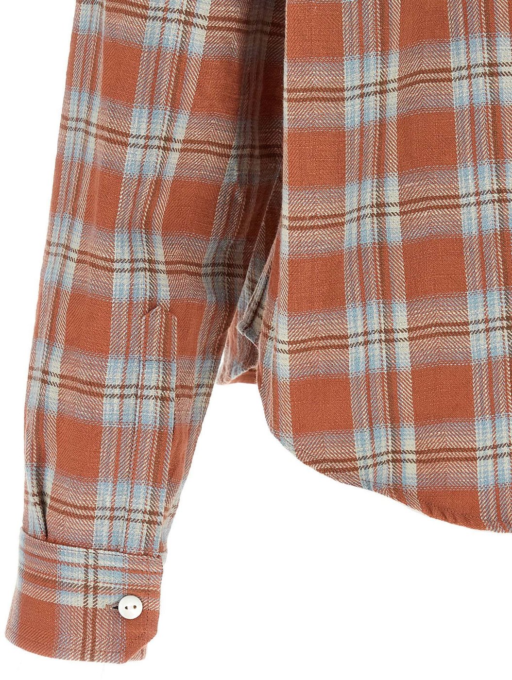 SECOND/LAYER Orange Cotton Blouse