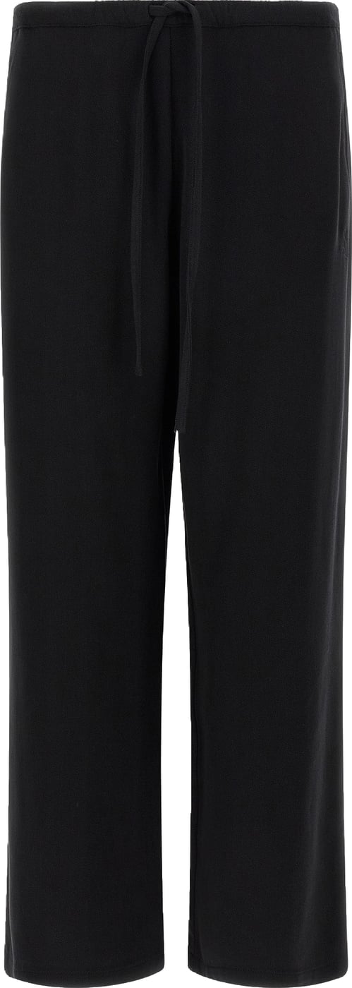 SECOND/LAYER Black Cotton-Like Casual Pants