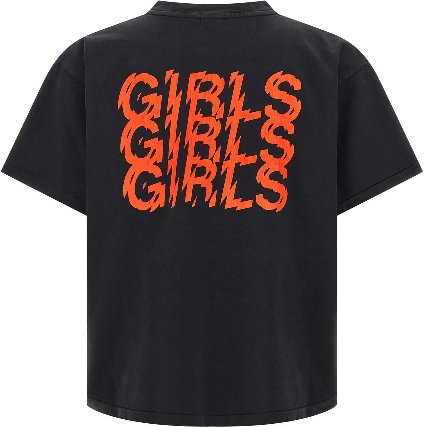 SECOND/LAYER Black Cotton T-Shirt