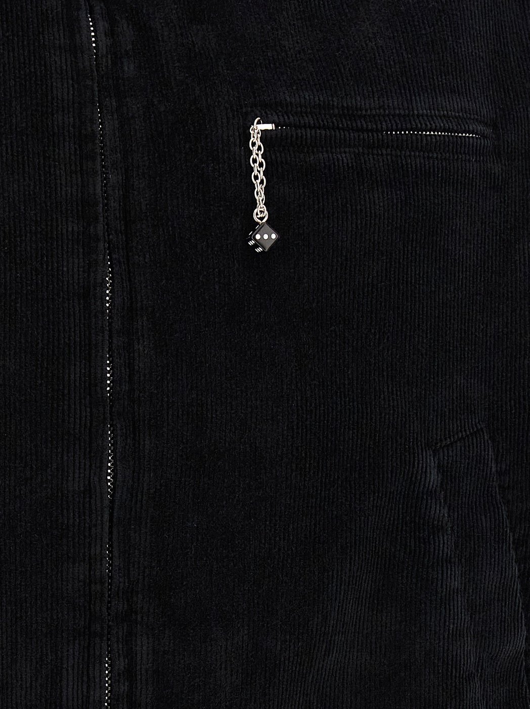 SECOND/LAYER Black Cotton Full-Length Jacket