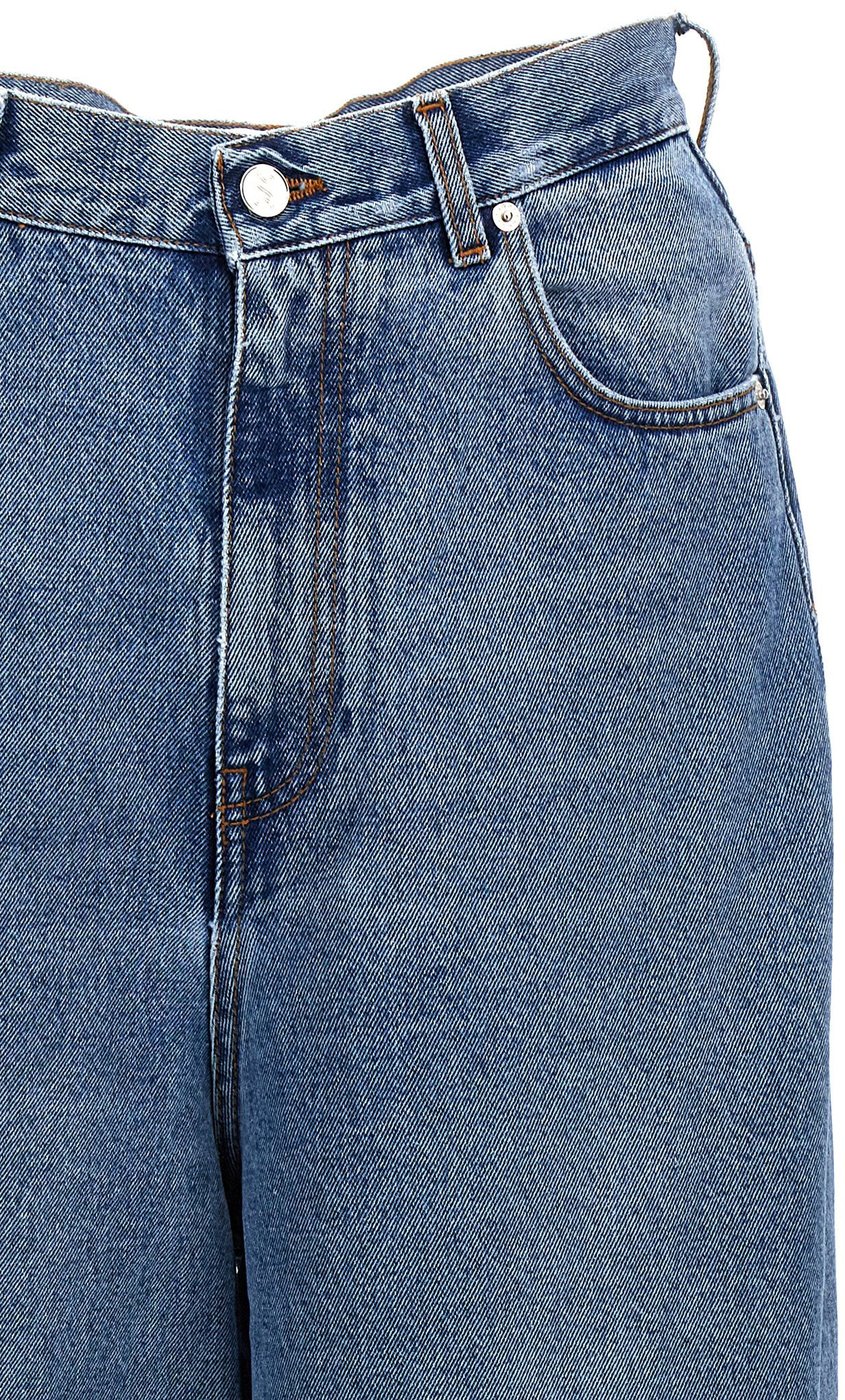 SÉFR Blue Cotton Jeans Denim