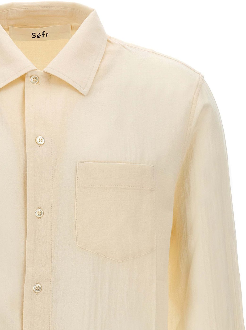 SÉFR White Cotton Blouse
