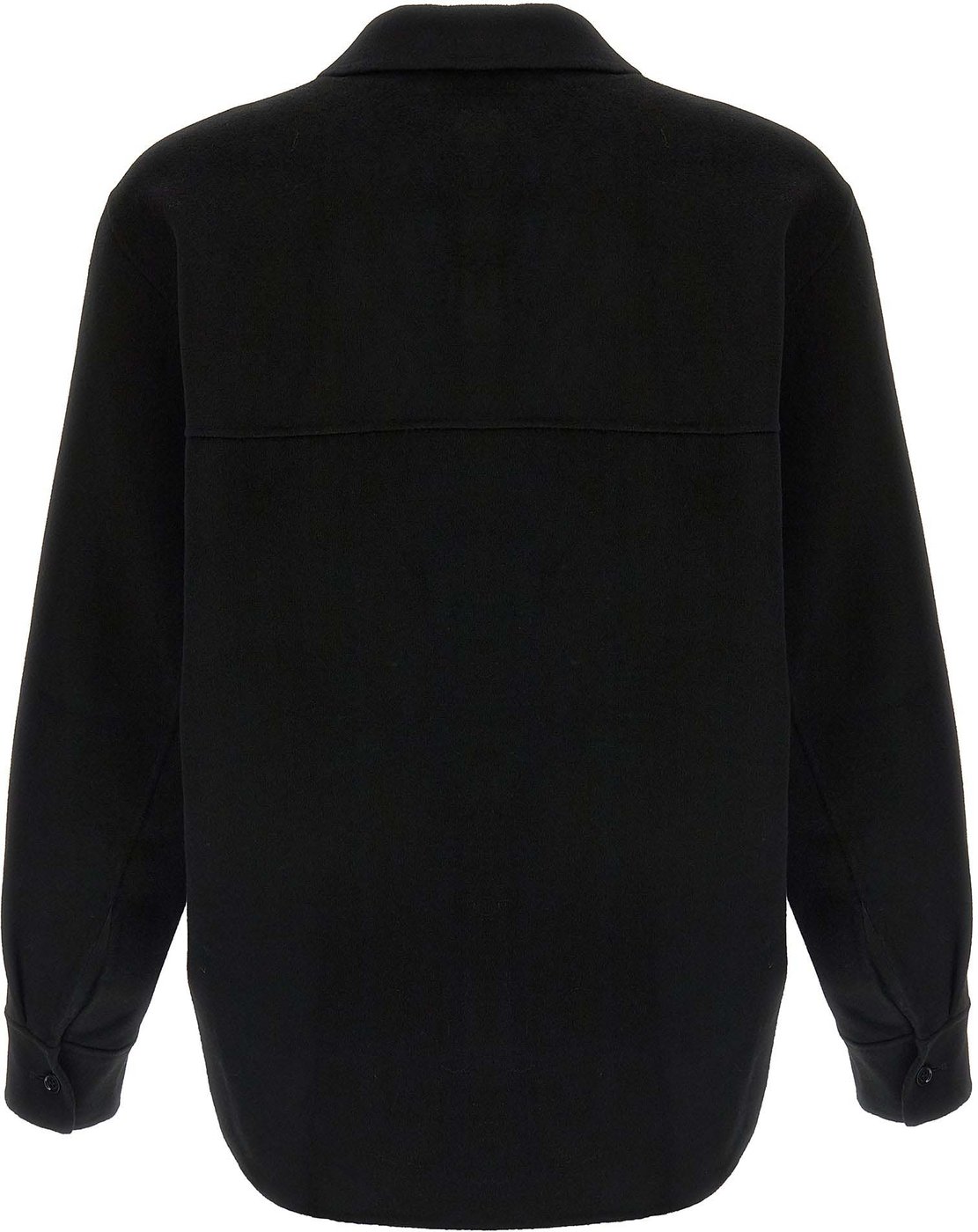 SÉFR Black Wool Blouse
