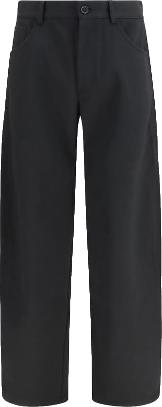 SÉFR Black Polyester Casual Pants