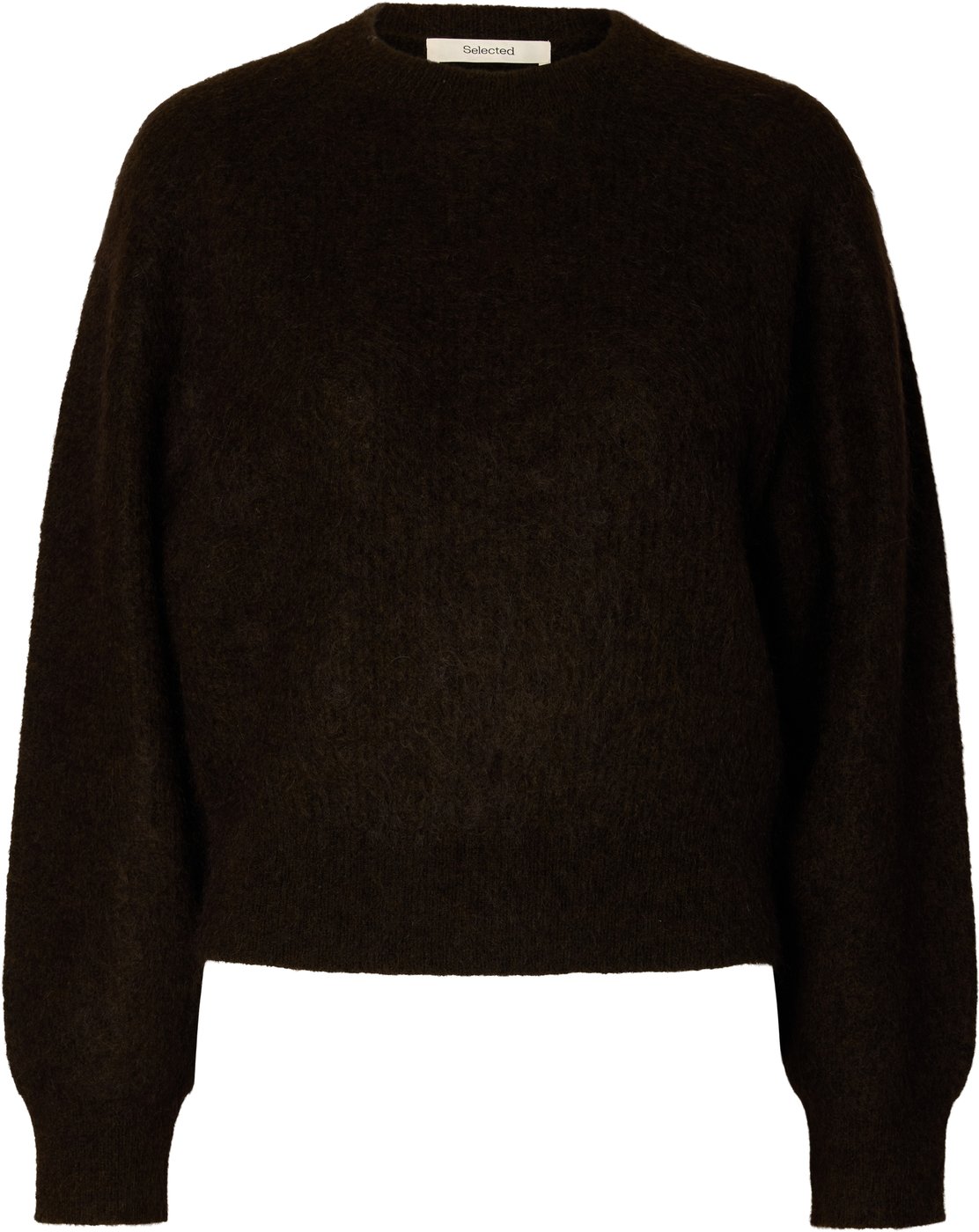 Selected Femme - SLWMIRA LS KNIT SHORT O-NECK NOOS - 16102233 - Delicioso