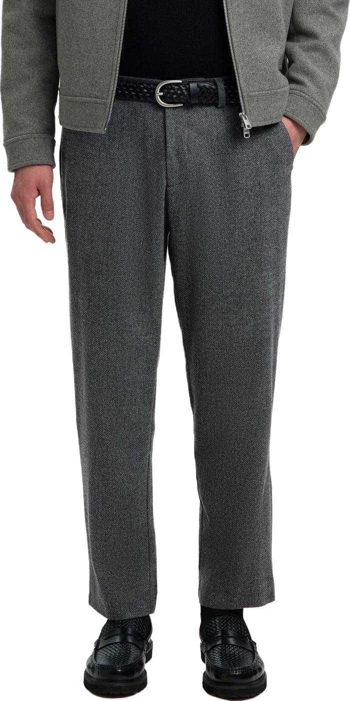 Pantalone Regular Tape Luke Wool Bld Dark Grey Herringbone