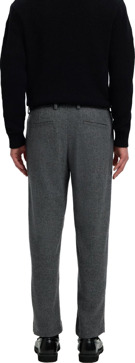 Pantalone Regular Tape Luke Wool Bld Dark Grey Herringbone