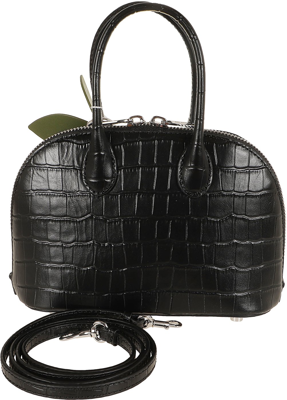 SELF-PORTRAIT CROC LEATHER TOAST MINI BAG
