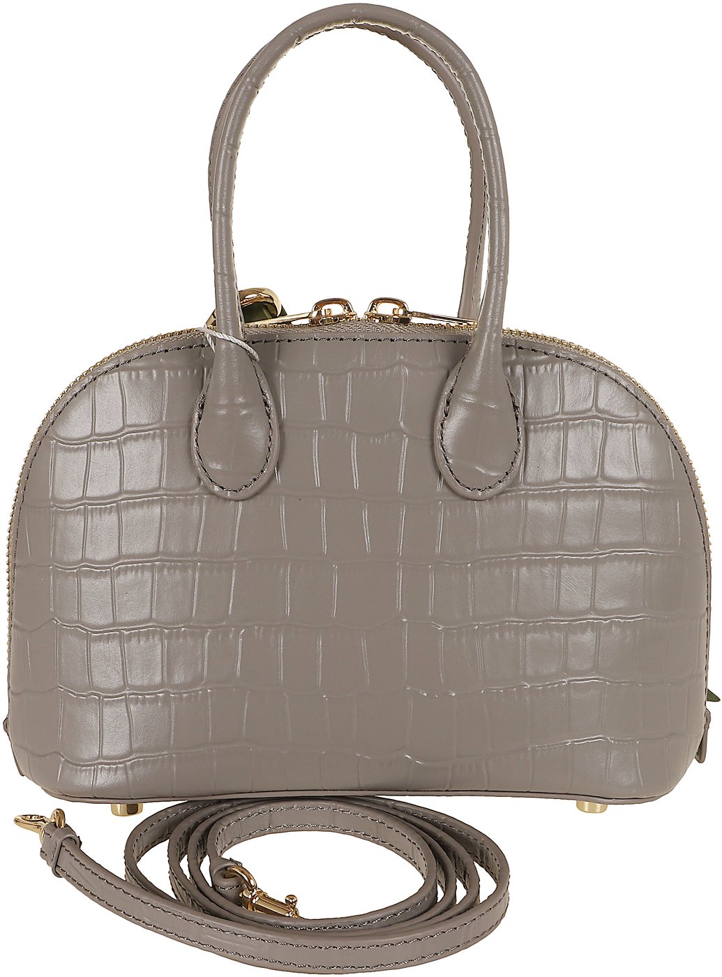 SELF-PORTRAIT CROC LEATHER TOAST MINI BAG