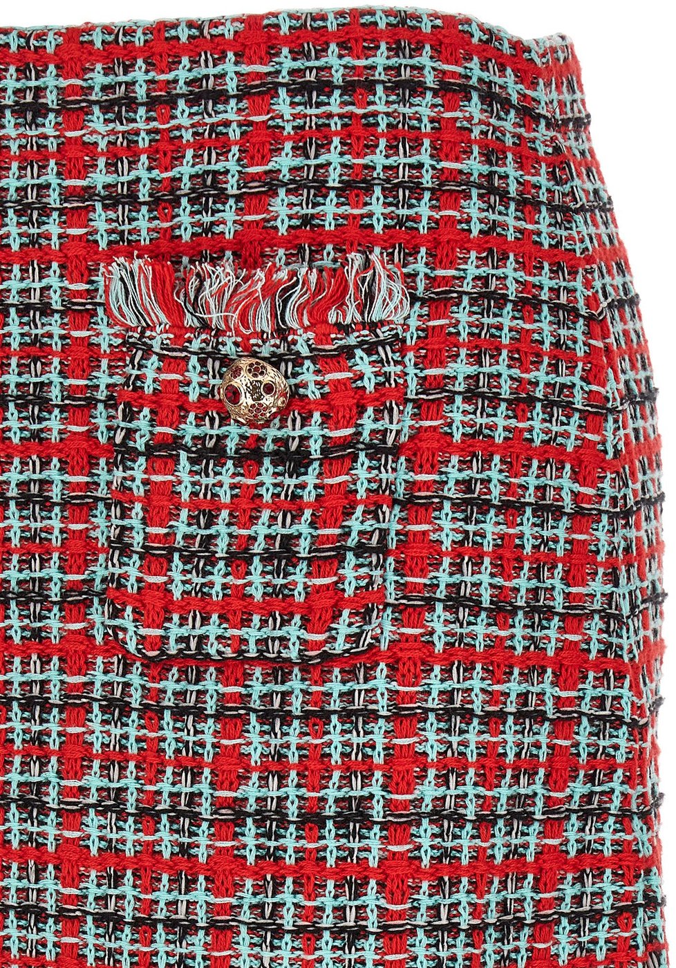 Self-Portrait Tweed Skirt