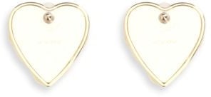 Self-Portrait Gold Brass Earrings