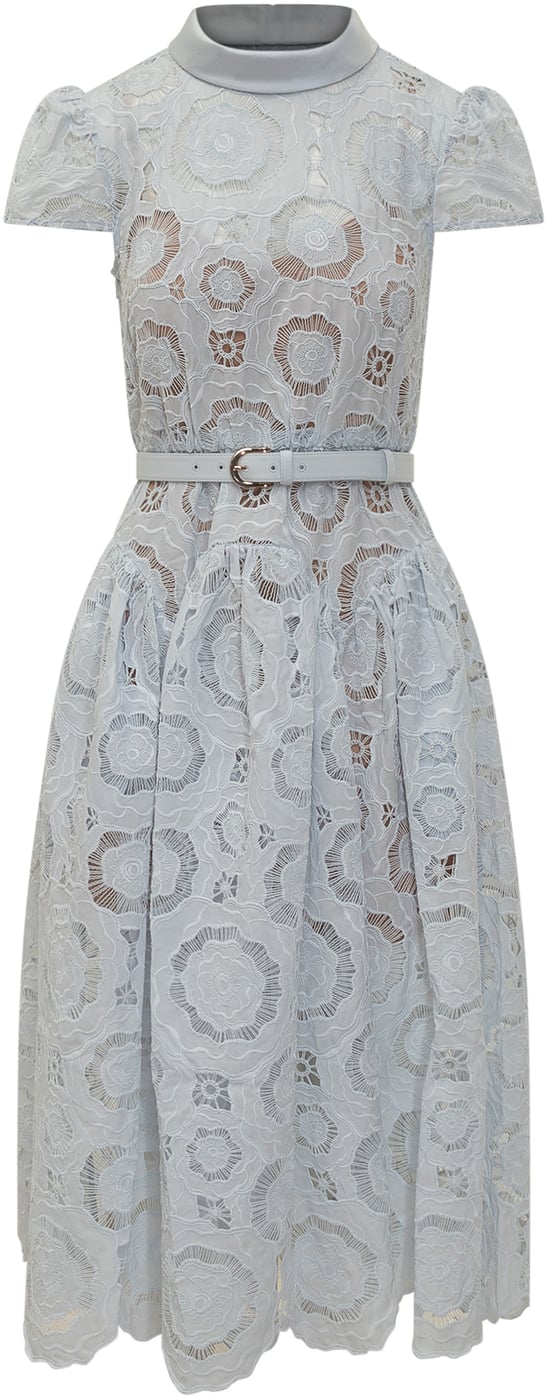Abito Midi in Pizzo Floreale