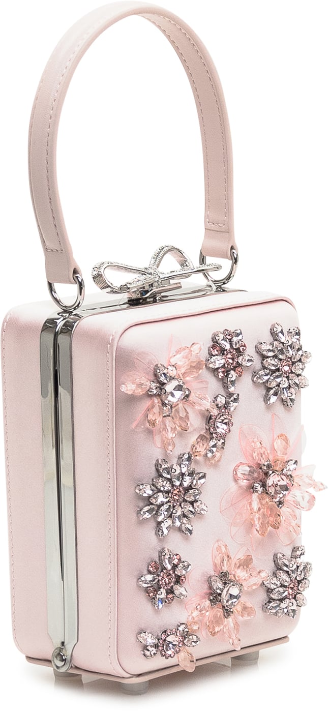 Borsa Micro Con Applicazioni Floreali