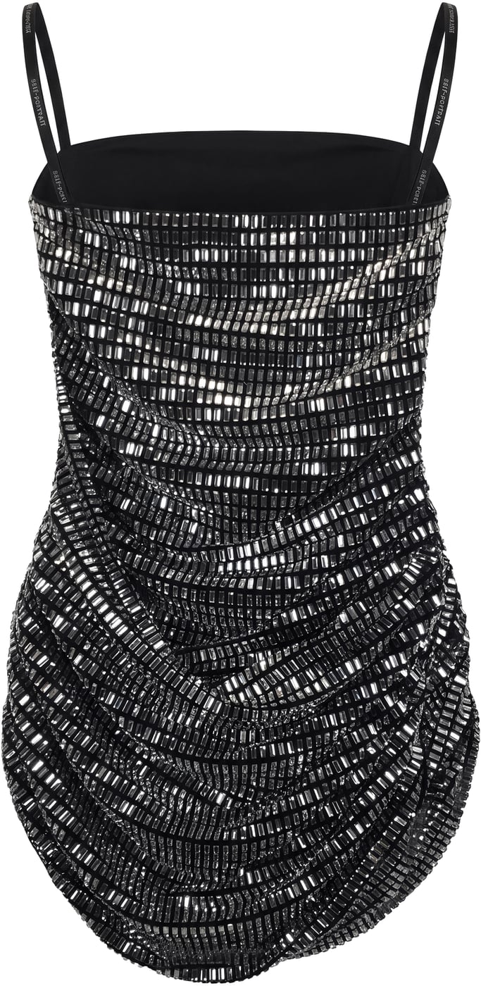 Mini skirt with rhinestones