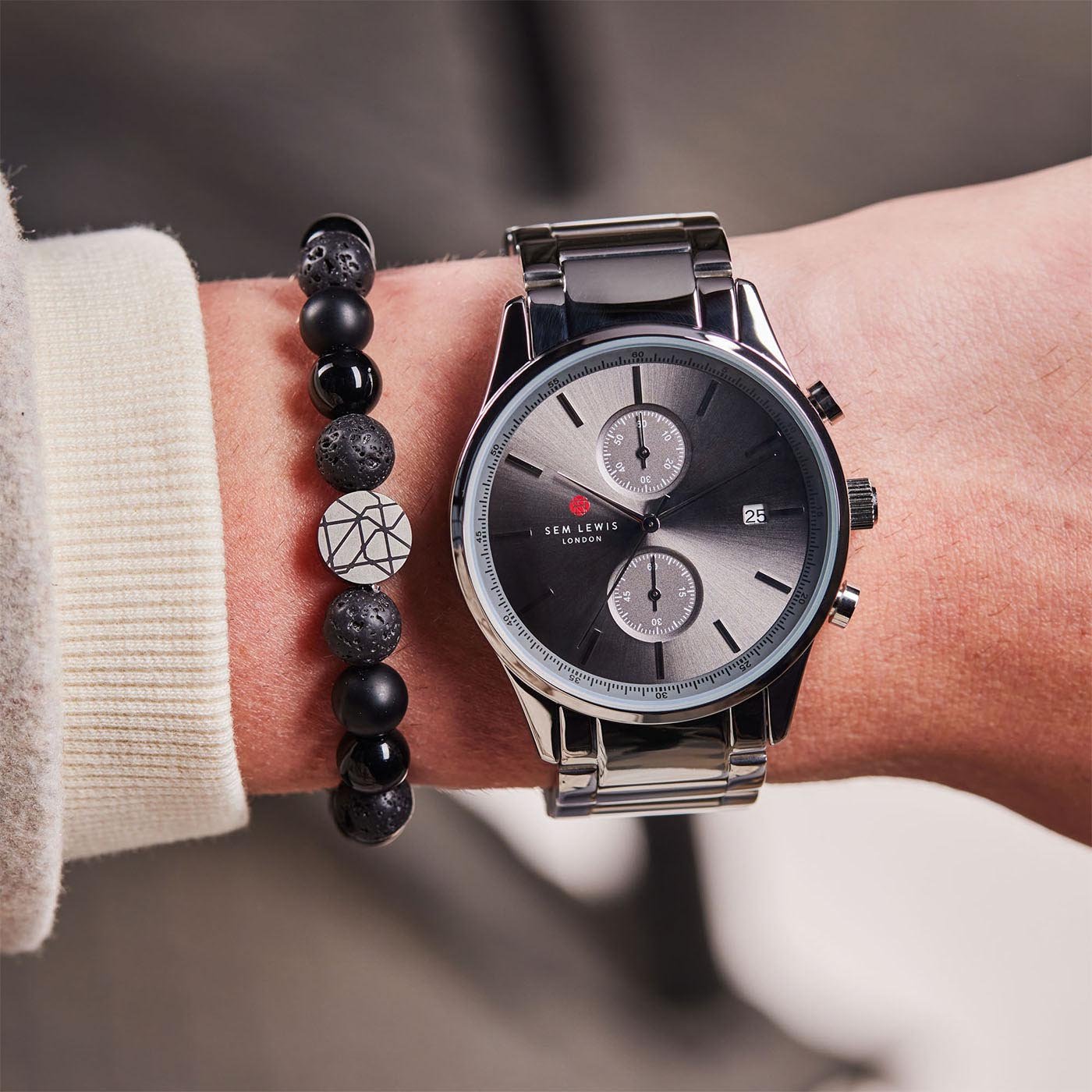 Sem Lewis Piccadilly - Armband - Zwart