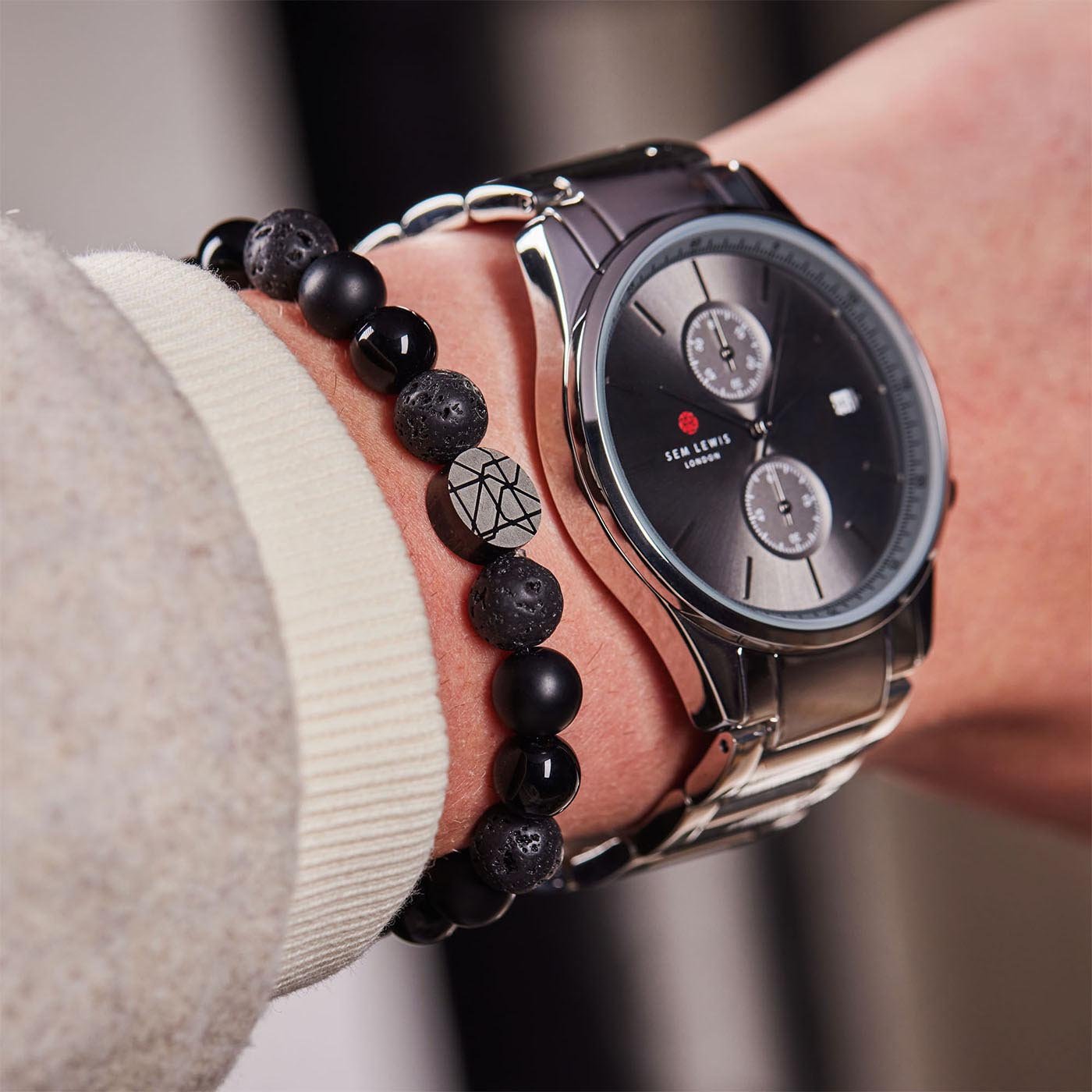 Sem Lewis Piccadilly - Armband - Zwart