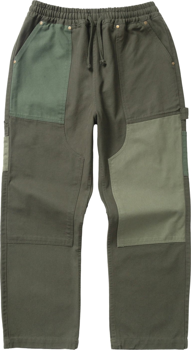 Service Works Patchwork Utility Chef Pants Groen