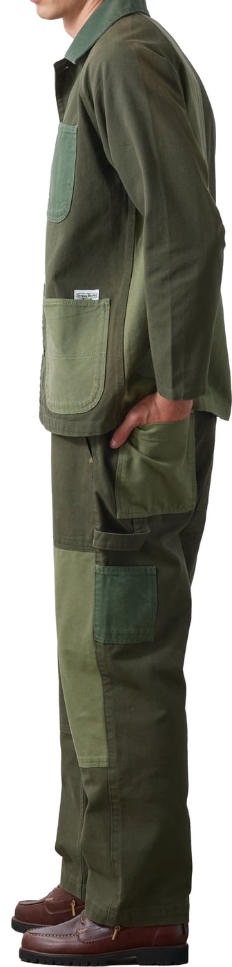 Service Works Patchwork Utility Chef Pants Groen