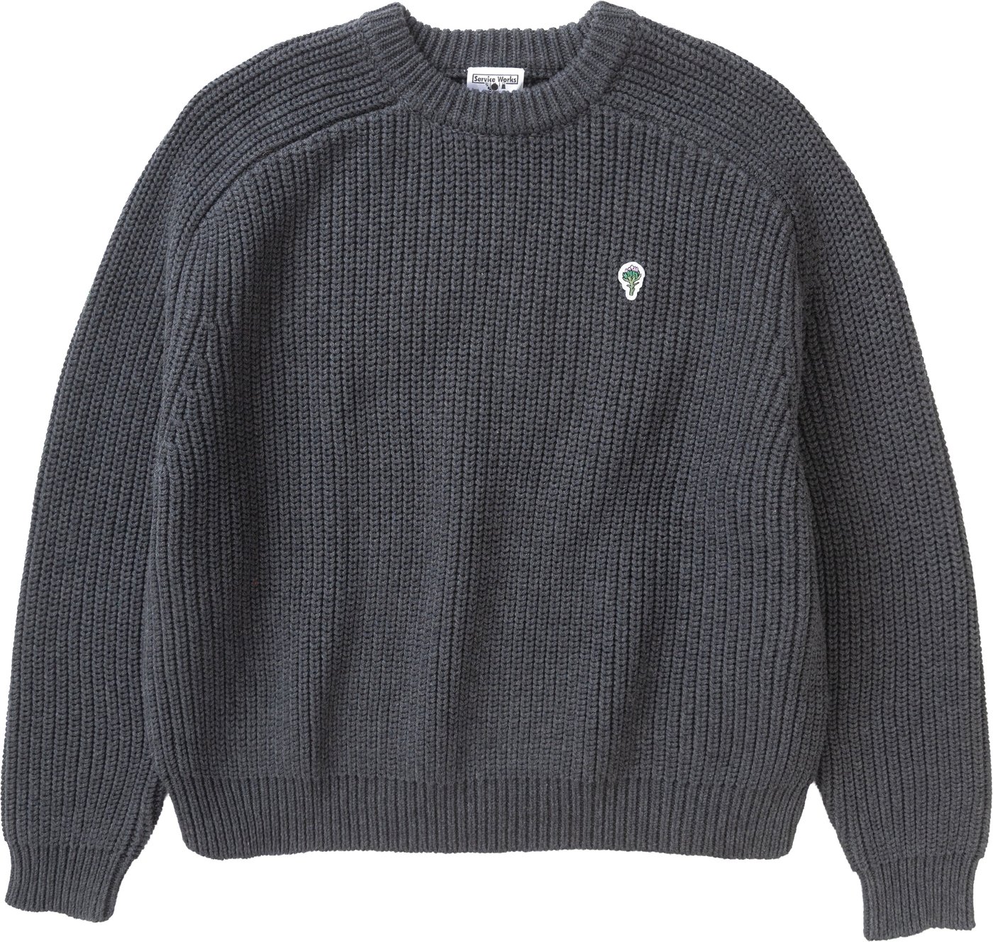 Service Works Artichoke Chunky Knit Grijs