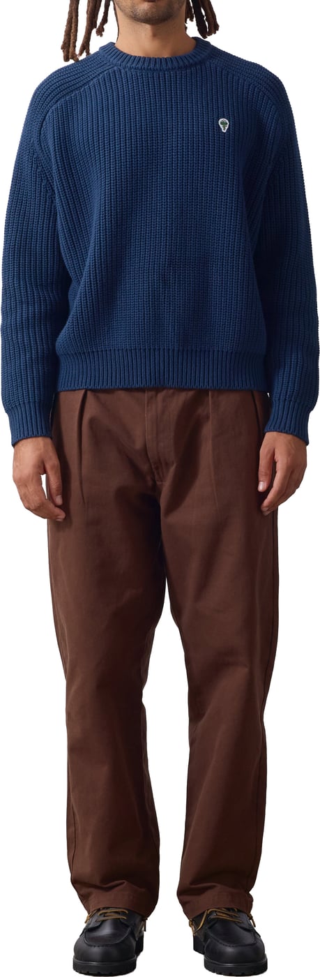 Service Works Artichoke Chunky Knit Blauw
